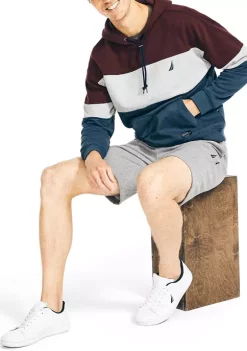 Promo 🛒 Nautica Sustainably Crafted Color Block Hoodie 🧨 -Cheap Nautica Store Belk 489