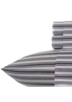 New 🔔 Nautica Coleridge Stripe Cotton Sheet Set 🧨