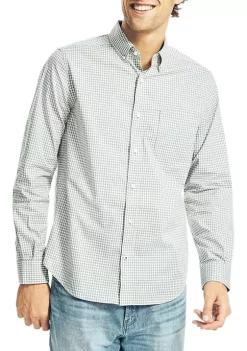 Best Pirce 🤩 Nautica Gingham Poplin 👚 Shirt ❤️ -Cheap Nautica Store Belk 515