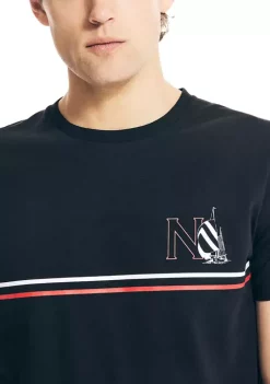 Top 10 😀 Nautica Sustainably Crafted Sailboat Graphic T-Shirt ⭐ -Cheap Nautica Store Belk 566