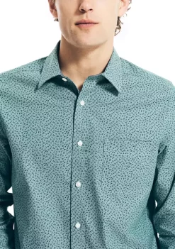 Buy ⭐ Nautica Printed 👚 Shirt ⭐ -Cheap Nautica Store Belk 593