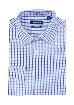 Cheap π€© Nautica Navy Plaid π Dress π Shirt π₯°