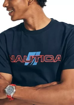 Best reviews of 🌟 Nautica Sustainably Crafted Logo T-Shirt 😍 -Cheap Nautica Store Belk 608