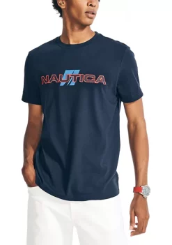 Best reviews of 🌟 Nautica Sustainably Crafted Logo T-Shirt 😍 -Cheap Nautica Store Belk 610