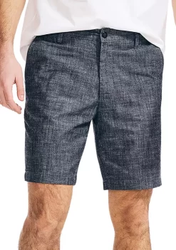 Outlet 🎁 Nautica Men's Chambray Deck Shorts 👍