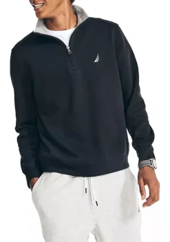 Coupon 🥰 Nautica J-Class 1/4 Zip Fleece Sweater 💯 -Cheap Nautica Store Belk 68