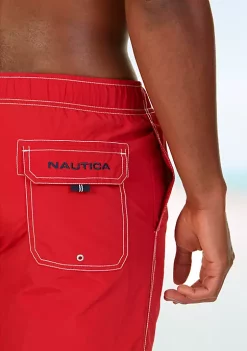 Deals ✨ Nautica Quick Dry J Class Swim Trunks ✨ -Cheap Nautica Store Belk 707