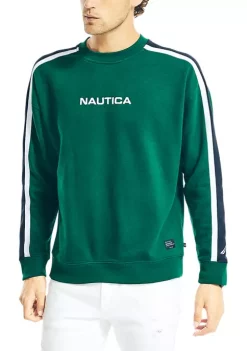 Wholesale 💯 Nautica Sustainably Crafted Color Block Sweatshirt 🔔 -Cheap Nautica Store Belk 719