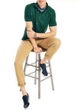 Cheap ✨ Nautica Classic Fit Printed Deck Polo 👚 Shirt 😍 -Cheap Nautica Store Belk 724