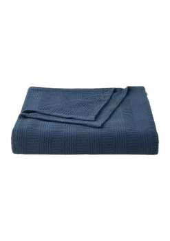 Buy 🌟 Nautica Rope Stripe Cotton Blanket 🤩 -Cheap Nautica Store Belk 767