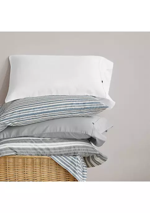 Hot Sale π Nautica Sea Aire Solid 4-Piece Cotton Blend Sheet Set π 2 Hot Sale π Nautica Sea Aire Solid 4-Piece Cotton Blend Sheet Set π - Image 2