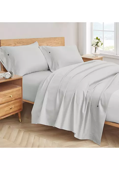 Hot Sale π Nautica Sea Aire Solid 4-Piece Cotton Blend Sheet Set π 4 Hot Sale π Nautica Sea Aire Solid 4-Piece Cotton Blend Sheet Set π - Image 4
