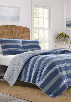 Flash Sale β Nautica Saltmarsh Cotton Quilt Sham Set π₯
