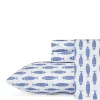 Best deal 👍 Nautica Woodblock Fish Sheet Set 🎁