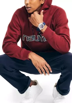Buy 🧨 Nautica Sustainably Crafted Logo Hoodie ⌛ -Cheap Nautica Store Belk 866