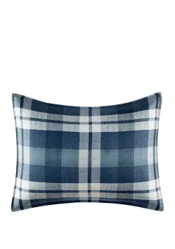 Wholesale 🎁 Nautica Crossview Plaid Navy Microsuede Comforter Sham Set 🧨 -Cheap Nautica Store Belk 904