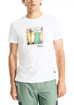 Buy 🌟 Nautica Sustainably Crafted Surf Boards Graphic T-Shirt 🤩