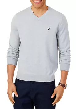 Best Sale 🎉 Nautica Lightweight Jersey V-Neck Sweater ⭐