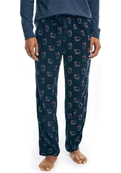Flash Sale ⭐ Nautica Sustainably Crafted Printed Fleece Sleep Pants 🌟