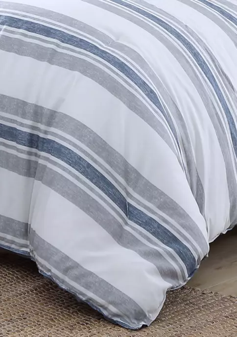 Flash Sale π Nautica Bay Shore 3-Piece Striped Cotton Comforter Set π₯° 3 Flash Sale π Nautica Bay Shore 3-Piece Striped Cotton Comforter Set π₯° - Image 3
