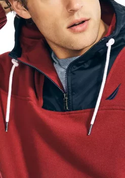 Cheap 🌟 Nautica Mixed Media Pullover Hoodie 👍 -Cheap Nautica Store Belk 984