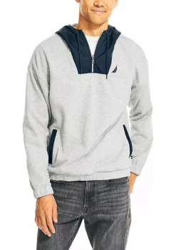 Cheap 🌟 Nautica Mixed Media Pullover Hoodie 👍 -Cheap Nautica Store Belk 988